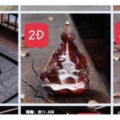 Thác Xông Trầm Tiểu cảnh Mini cá Koi - quà tặng phong thủy