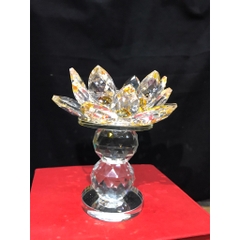 CHÂN NẾN HOA SEN LƯU LY