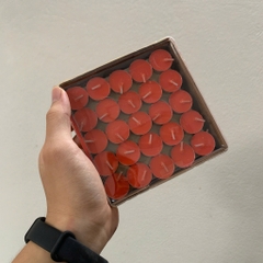 Nến Thơm - Nến Bơ Cúng Phật hộp 100 viên cháy 4h Đủ Màu, Không Mùi Không Khói