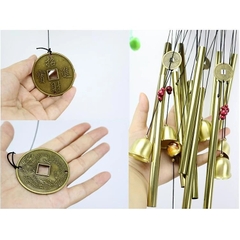 Chuông Gió Phong Thủy 10 Thanh 5 Chuông Treo Ngân Vang Tài Lộc (626)