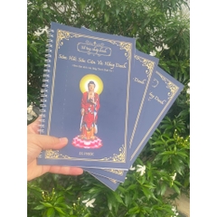 Vở Chép Kinh Sám Hối Sáu Căn Và Hồng Danh - Tập Chép Kinh Chữ Mờ