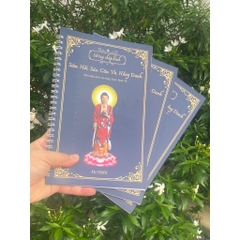 Vở Chép Kinh Sám Hối Sáu Căn Và Hồng Danh - Tập Chép Kinh Chữ Mờ