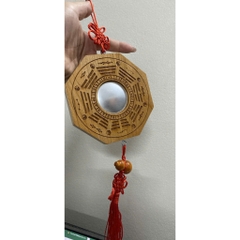 Gương Bát Quái Lồi Gỗ Đào