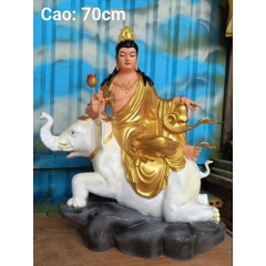 TƯỢNG PHỔ HIỀN – VĂN THÙ BỒ TÁT CAO 70CM (COMPOSITE CAO CẤP)
