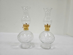 đèn thủy tinh bầu sen