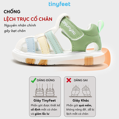 Sandal tập đi cho bé TINYFEET WJ16 có tiếng kêu bíp bíp