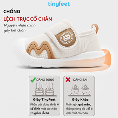 Giày tập đi cho bé TINYFEET WJ24 mùa đông, chống bẹt chân