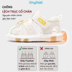 Sandal tập đi cho bé TINYFEET WJ18 có tiếng kêu bíp bíp