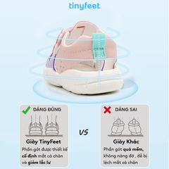 Sandal tập đi cho bé TINYFEET SD03 nhẹ, mềm, chống trơn trượt