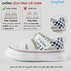 Giày tập đi cho bé TINYFEET TN03 thoáng khí, chống bẹt chân