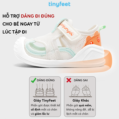 Giày tập đi cho bé TINYFEET WJ05 thiết kế thể thao, thoáng khí