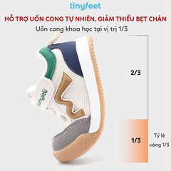 Giày tập đi cho bé TINYFEET WJ23 mùa đông, dáng thể thao