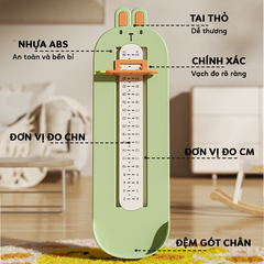 Thước đo chiều dài bàn chân TINYFEET TH01 chính xác, tiện lợi