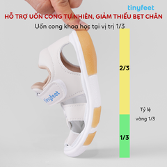 Sandal có kèn kêu Bíp Bíp cho bé 1-3 tuổi TINYFEET TN05 mềm mại, thoáng khí