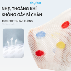 Tất Vớ chống trượt cho bé TINYFEET KS10 mềm mại, kháng khuẩn