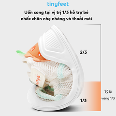 Giày tập đi cho bé TINYFEET WJ05 thiết kế thể thao, thoáng khí