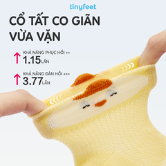 Tất Vớ chống trượt cho bé TINYFEET KS09 kháng khuẩn, họa tiết động vật dễ thương