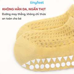 Tất Vớ chống trượt thoáng khí TINYFEET KS04 mềm mại cho bé từ 1-3 tuổi