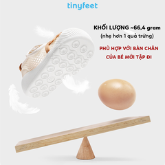 Giày tập đi cho bé TINYFEET WJ20 vải lưới thoáng khí, chống bẹt chân