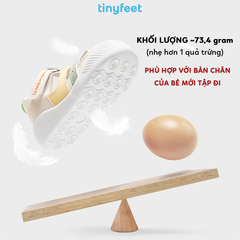 Giày tập đi cho bé TINYFEET WJ17 thể thao, thoáng khí, chống bẹt chân