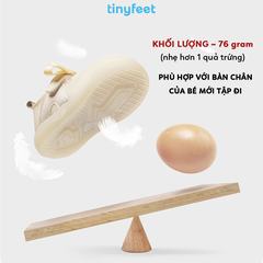 Giày tập đi cho bé TINYFEET WJ08 cho bé gái nhẹ nhàng, dễ thương