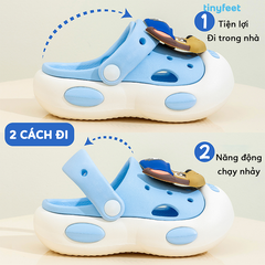 Dép Cross cho bé TINYFEET CR01 chất Liệu EVA nhẹ, mềm, chống nước