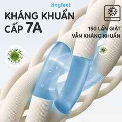Tất Vớ cotton cho bé 1-3 tuổi TINYFEET KS11 mềm mại, kháng khuẩn