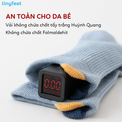 Tất Vớ cho bé 1-3 tuổi TINYFEET KS08 cotton dày dặn, không xù lông