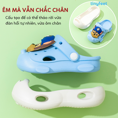 Dép Cross cho bé TINYFEET CR01 chất Liệu EVA nhẹ, mềm, chống nước