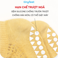 Tất Vớ chống trượt thoáng khí TINYFEET KS04 mềm mại cho bé từ 1-3 tuổi