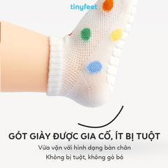 Tất Vớ chống trượt cho bé TINYFEET KS10 mềm mại, kháng khuẩn