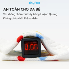 Tất Vớ chống trượt cho bé TINYFEET KS10 mềm mại, kháng khuẩn