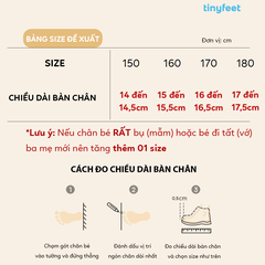 Dép Cross cho bé TINYFEET CR01 chất Liệu EVA nhẹ, mềm, chống nước