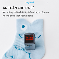Tất Vớ cotton cho bé 1-3 tuổi TINYFEET KS11 mềm mại, kháng khuẩn