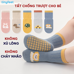 Tất Vớ chống trượt TINYFEET KS02 mềm mại cho bé từ 1-3 tuổi