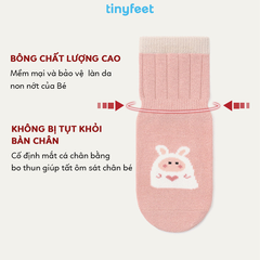 Tất Vớ chống trượt TINYFEET KS02 mềm mại cho bé từ 1-3 tuổi