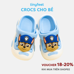 Dép Cross cho bé TINYFEET CR01 chất Liệu EVA nhẹ, mềm, chống nước