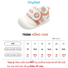 Giày tập đi cho bé TINYFEET WJ25 siêu ấm áp mùa đông