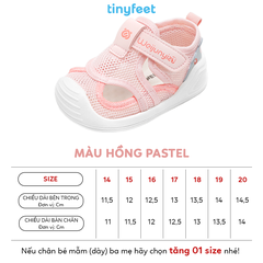 Giày tập đi cho bé TINYFEET WJ05 thiết kế thể thao, thoáng khí
