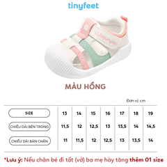 Giày tập đi cho bé TINYFEET WJ17 thể thao, thoáng khí, chống bẹt chân