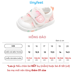 Giày tập đi cho bé TINYFEET WJ15 nhẹ êm, chống bẹt chân