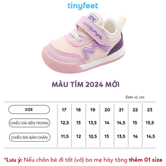 Giày tập đi cho bé TINYFEET WJ23 mùa đông, dáng thể thao
