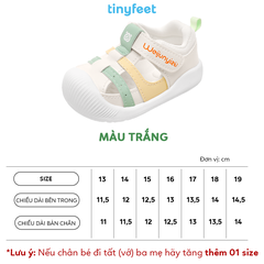 Giày tập đi cho bé TINYFEET WJ17 thể thao, thoáng khí, chống bẹt chân