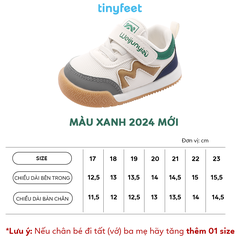 Giày tập đi cho bé TINYFEET WJ23 mùa đông, dáng thể thao