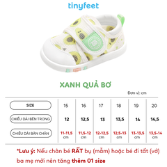 Giày tập đi cho bé TINYFEET WJ15 nhẹ êm, chống bẹt chân