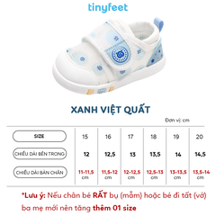Giày tập đi cho bé TINYFEET WJ15 nhẹ êm, chống bẹt chân