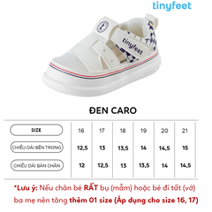 Giày tập đi cho bé TINYFEET TN03 thoáng khí, chống bẹt chân
