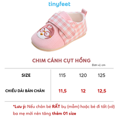 Giày tập đi cho bé TINYFEET TN02 siêu mềm, siêu nhẹ, chống trơn trượt