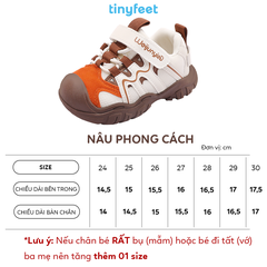 Giày cho bé TINYFEET WJ28 thể thao, phong cách, năng động