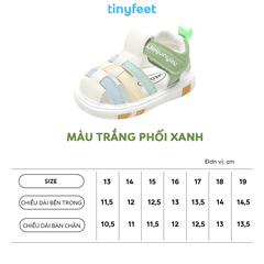 Sandal tập đi cho bé TINYFEET WJ16 có tiếng kêu bíp bíp